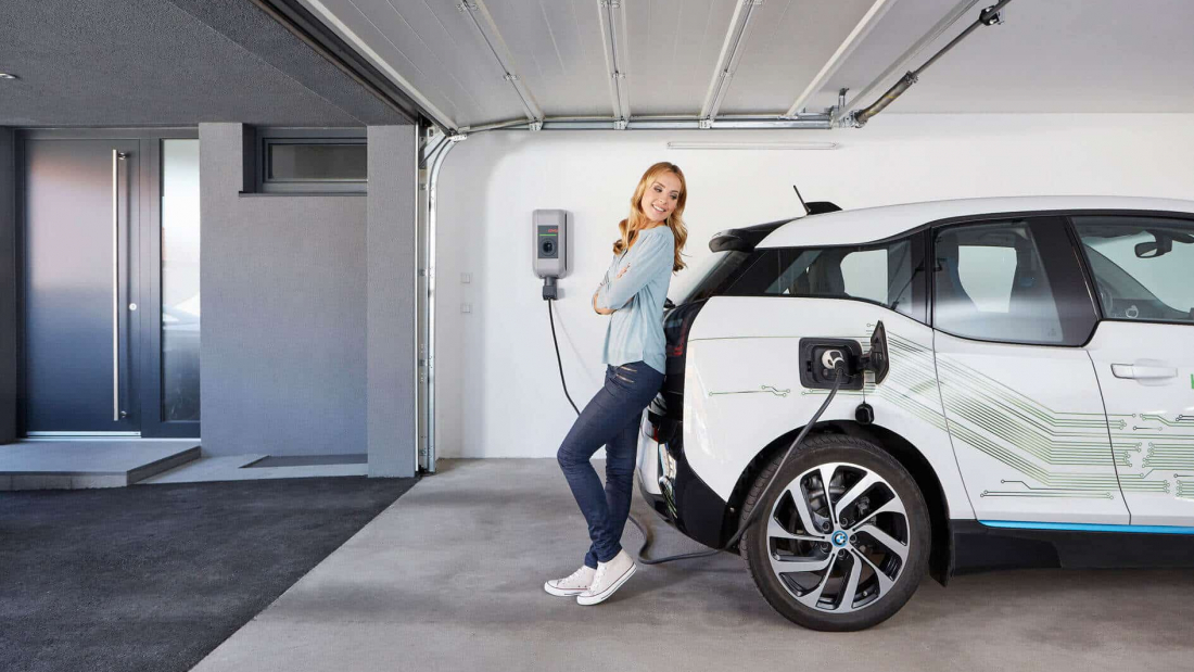 Wallboxen laden an privater Ladestation