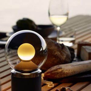 Occhio LED-Akkuleuchte Luna  Leuchte  - dark chrome